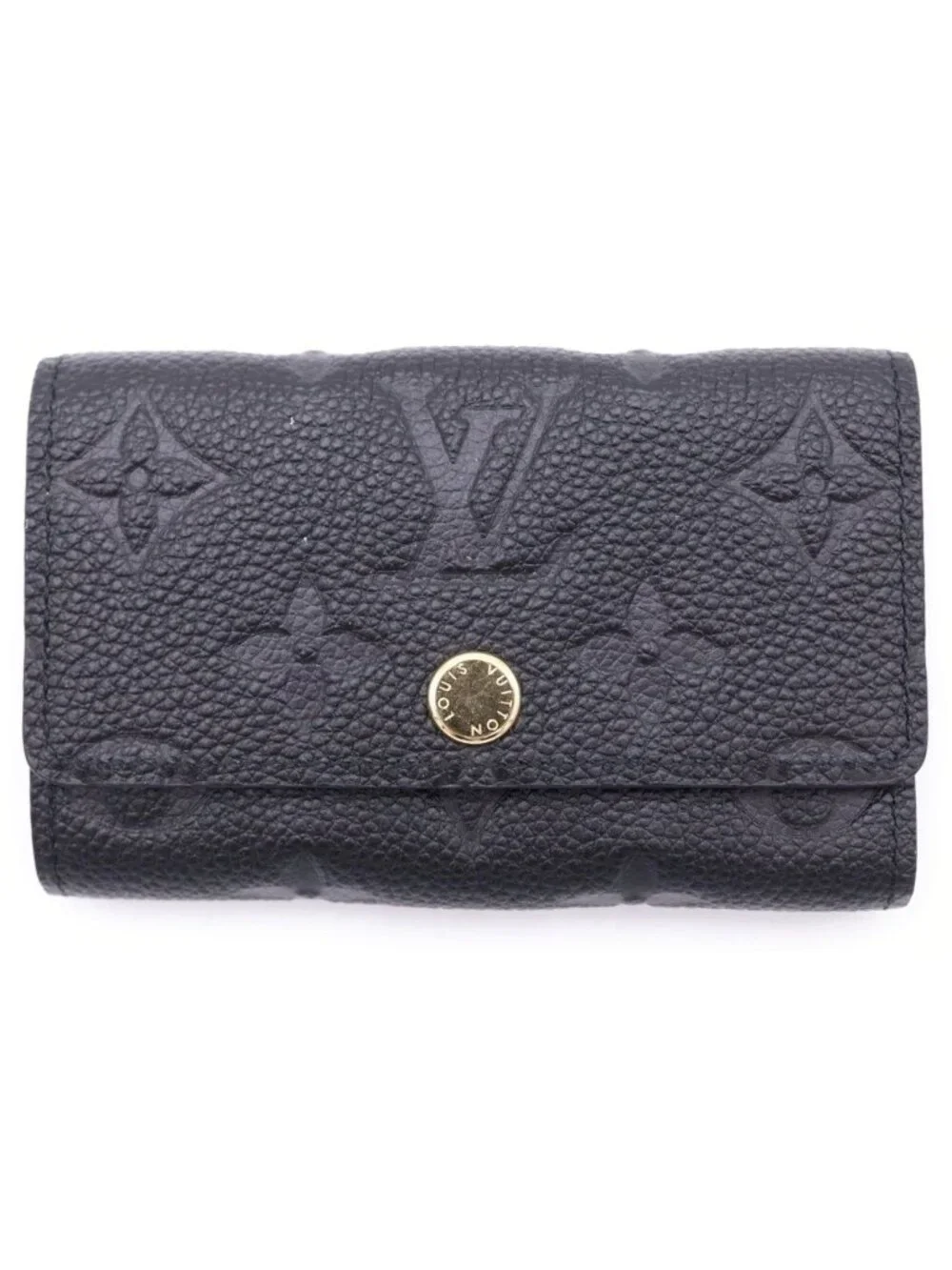 Louis Vuitton Monogram Empreinte Multicles 6 Key Case Black Key Holder